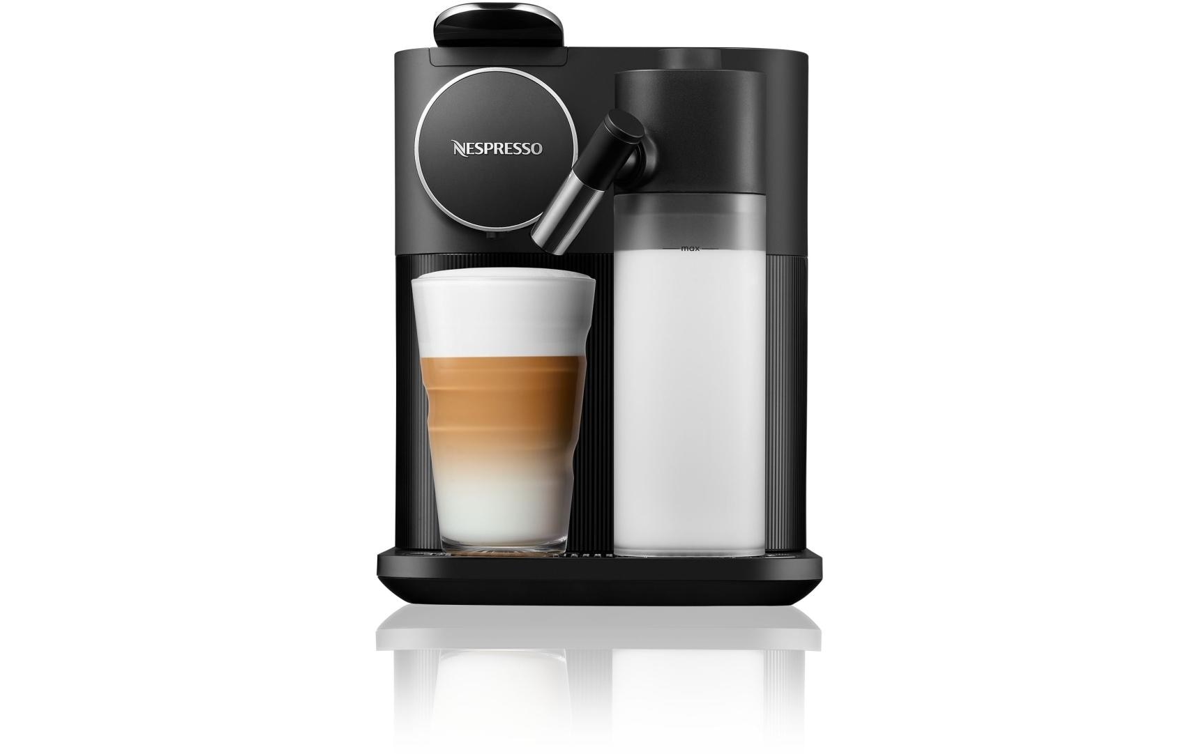 Kaffeemaschine Nespresso Gran Lattissima EN640.B Schwarz<br>Kapselmaschine der Original Line mit Milchsystem und automatischer Spülfunktion