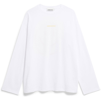 Armedangels Fietaa Smile Langarmshirt White Damen