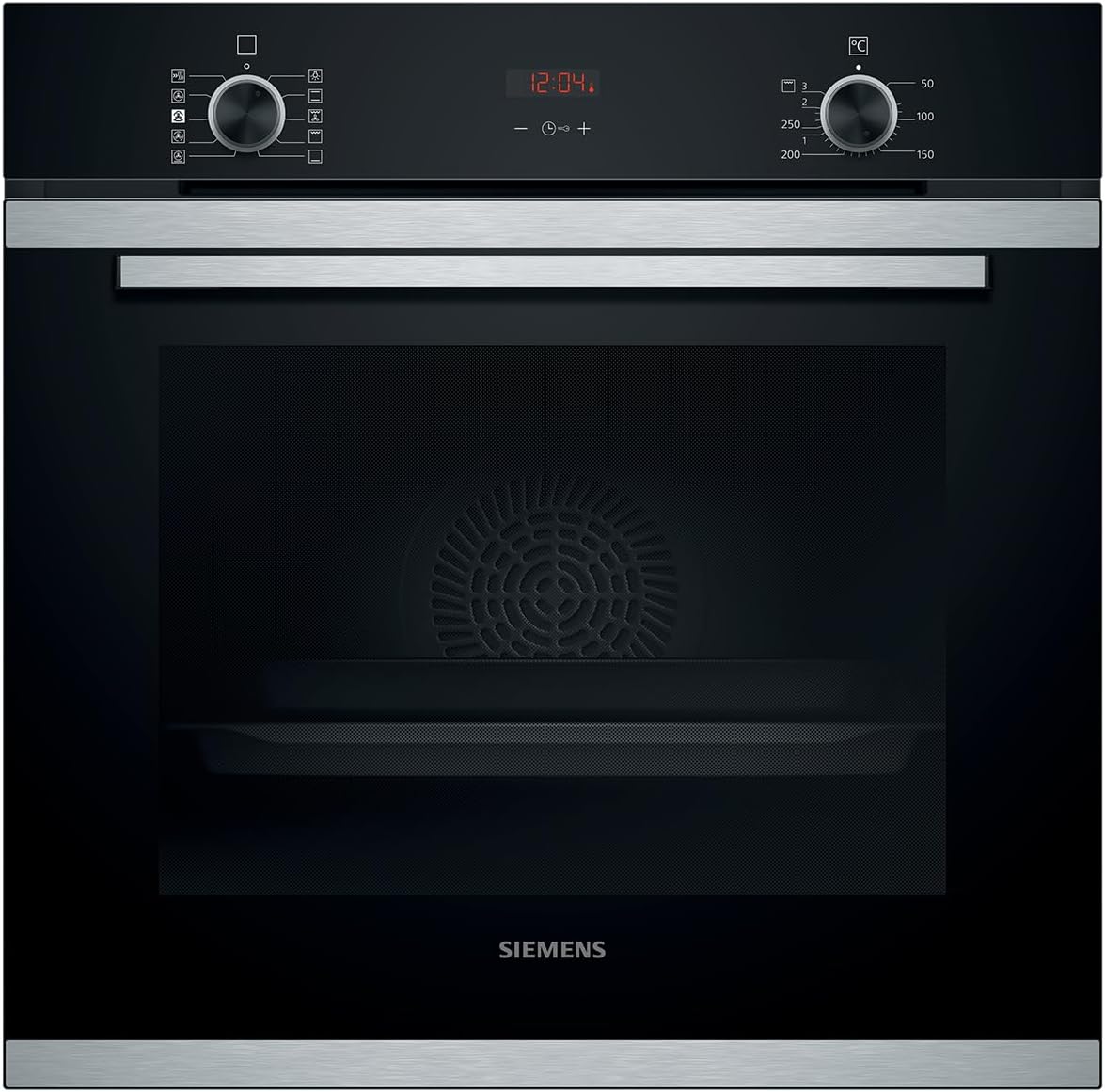 Siemens HR214ABS0 Backofen mit Dampfunterstützung Edelstahl