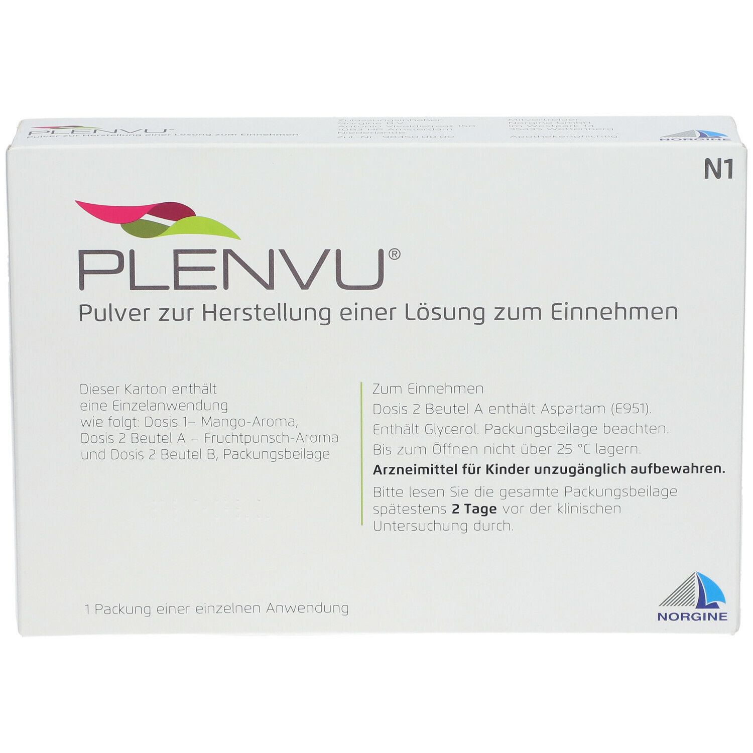 PLENVU® Pulver zur Herstellung einer Lösung zum Einnehmen