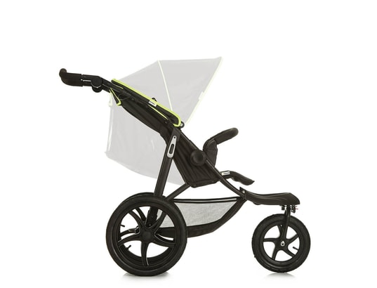 HAUCK - Poussette buggy runner - black neon yellow