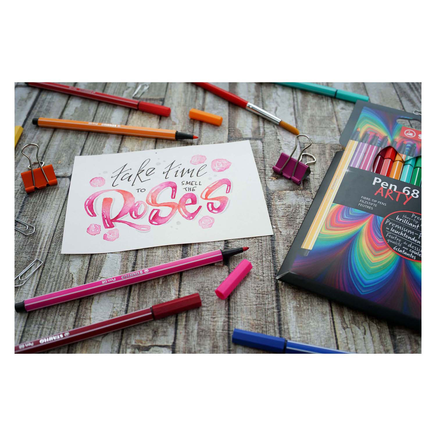 STABILO Pen 68 - Viltstift - ARTY - Set Met 24 Stuks