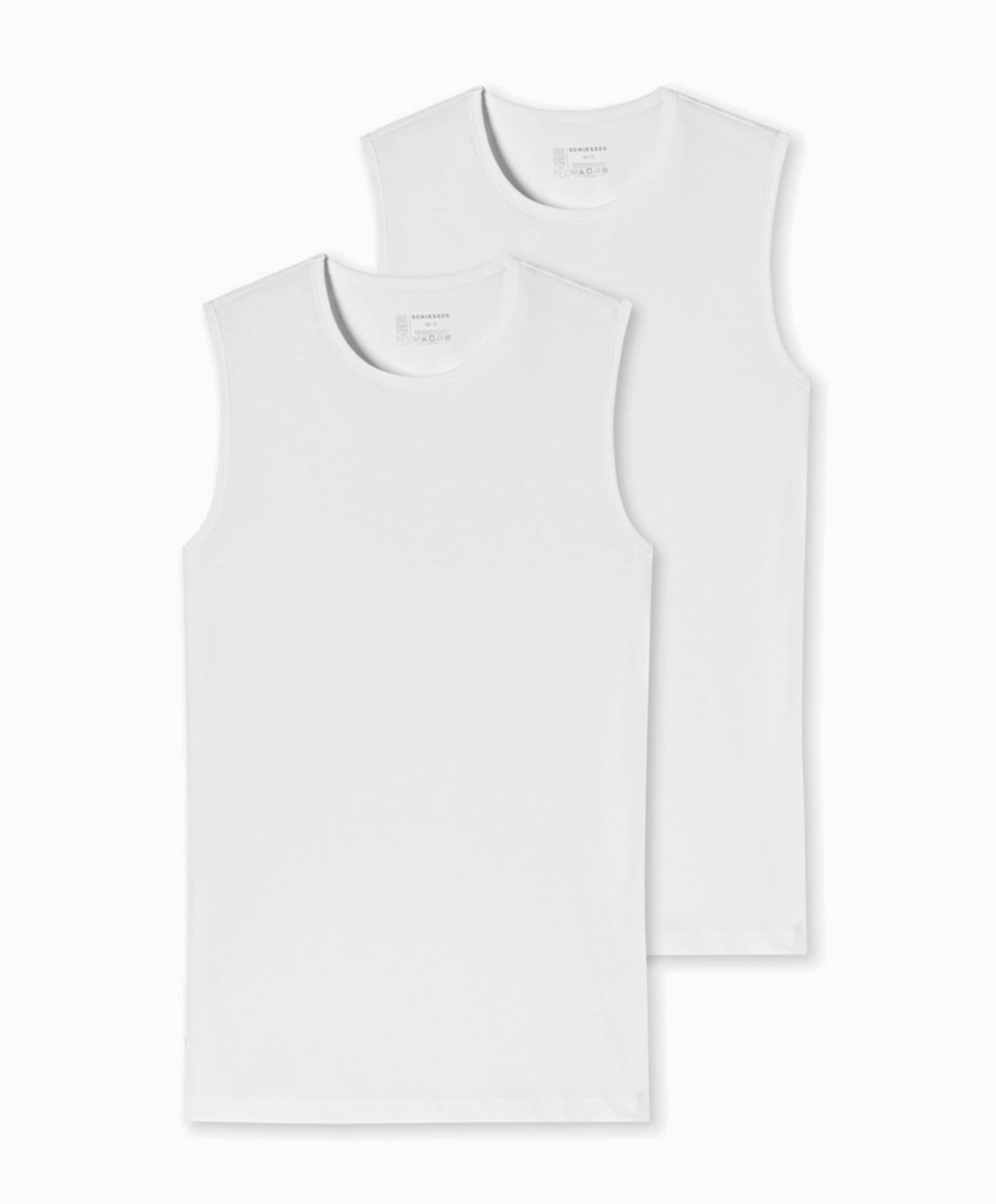 Schiesser Heren singlet wit