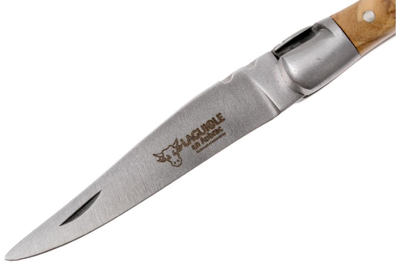 Laguiole en Aubrac zakmes 7 cm olijfhout, L0207OLI-SSB1