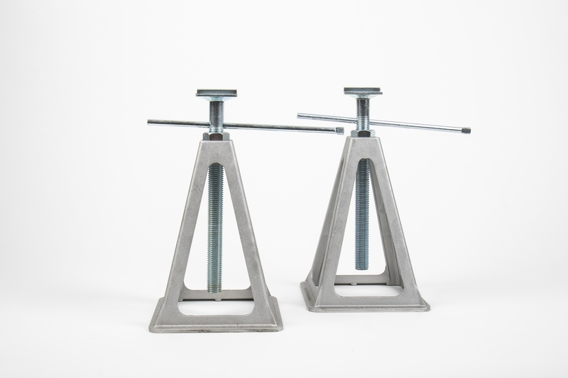 Carbest Hubstützen/Wohnwagenstützbock Aluminium, 2 Stück