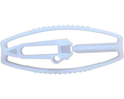 Bevestigingsclip voor sleufbreedte tot 60 mm, 20 stuks