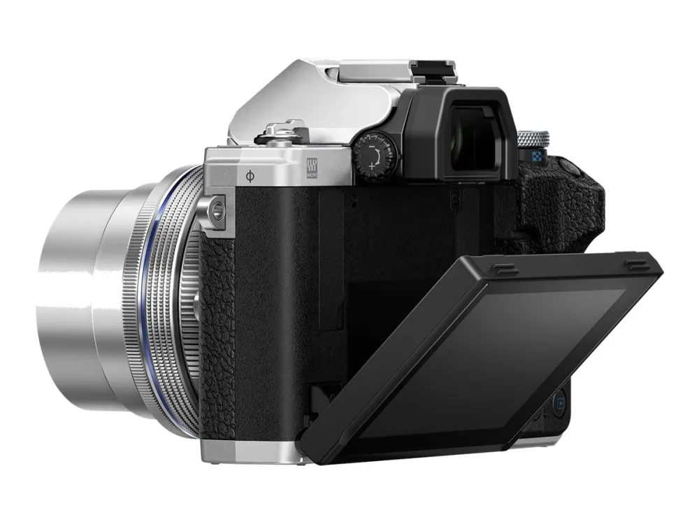 Fotoaparatas Olympus OM-D E-M10 Mark IV   ED 14-42mm EZ PANCAKE   ED 40-150mm F4-5.6 R (Silver)