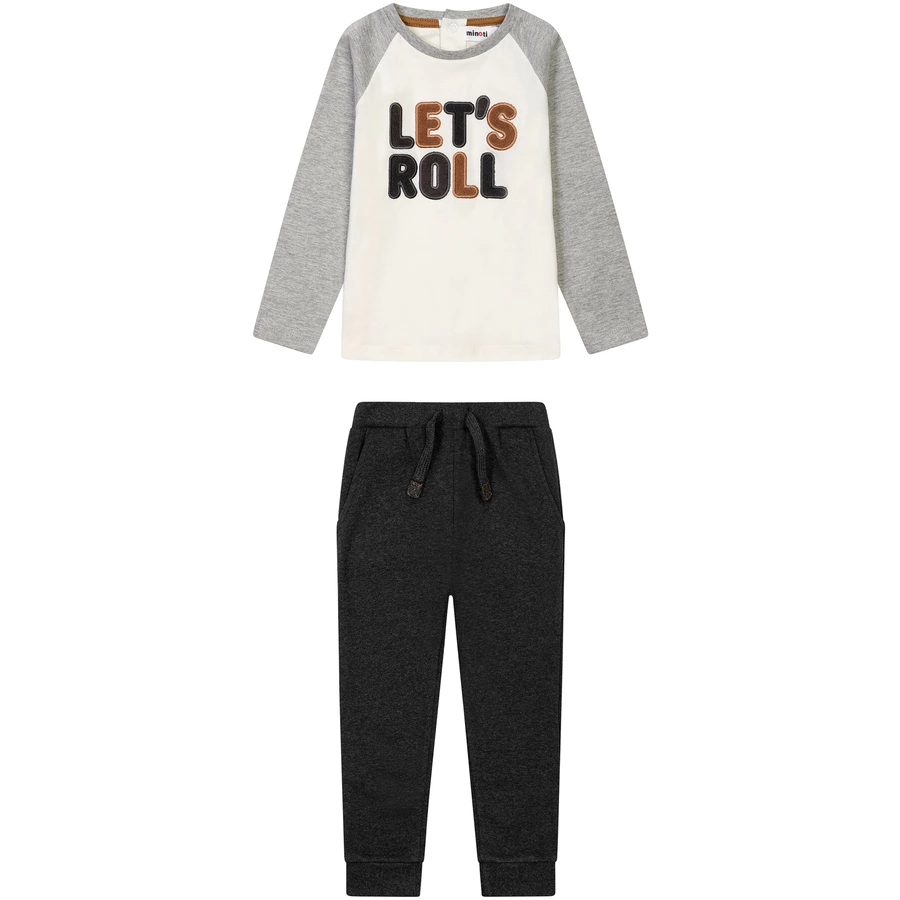 Minoti Set Langarmshirt + Sweathose