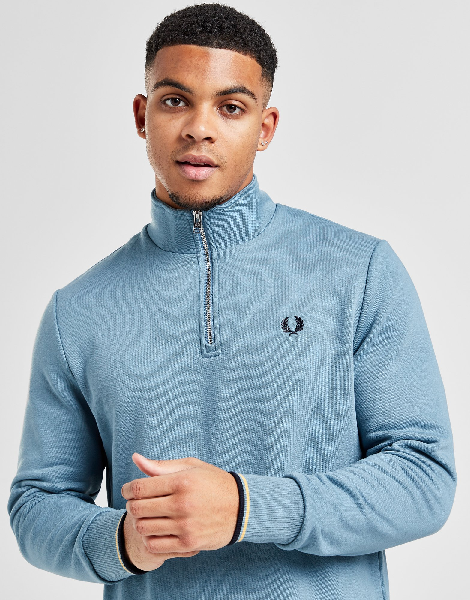 Fred Perry Sweatshirt Semi-Fermé Homme