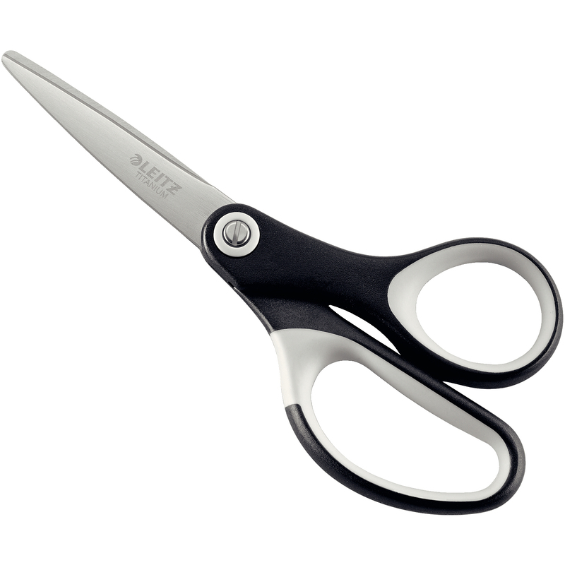 Leitz Schere Titanium, schwarz/weiss, 15 cm