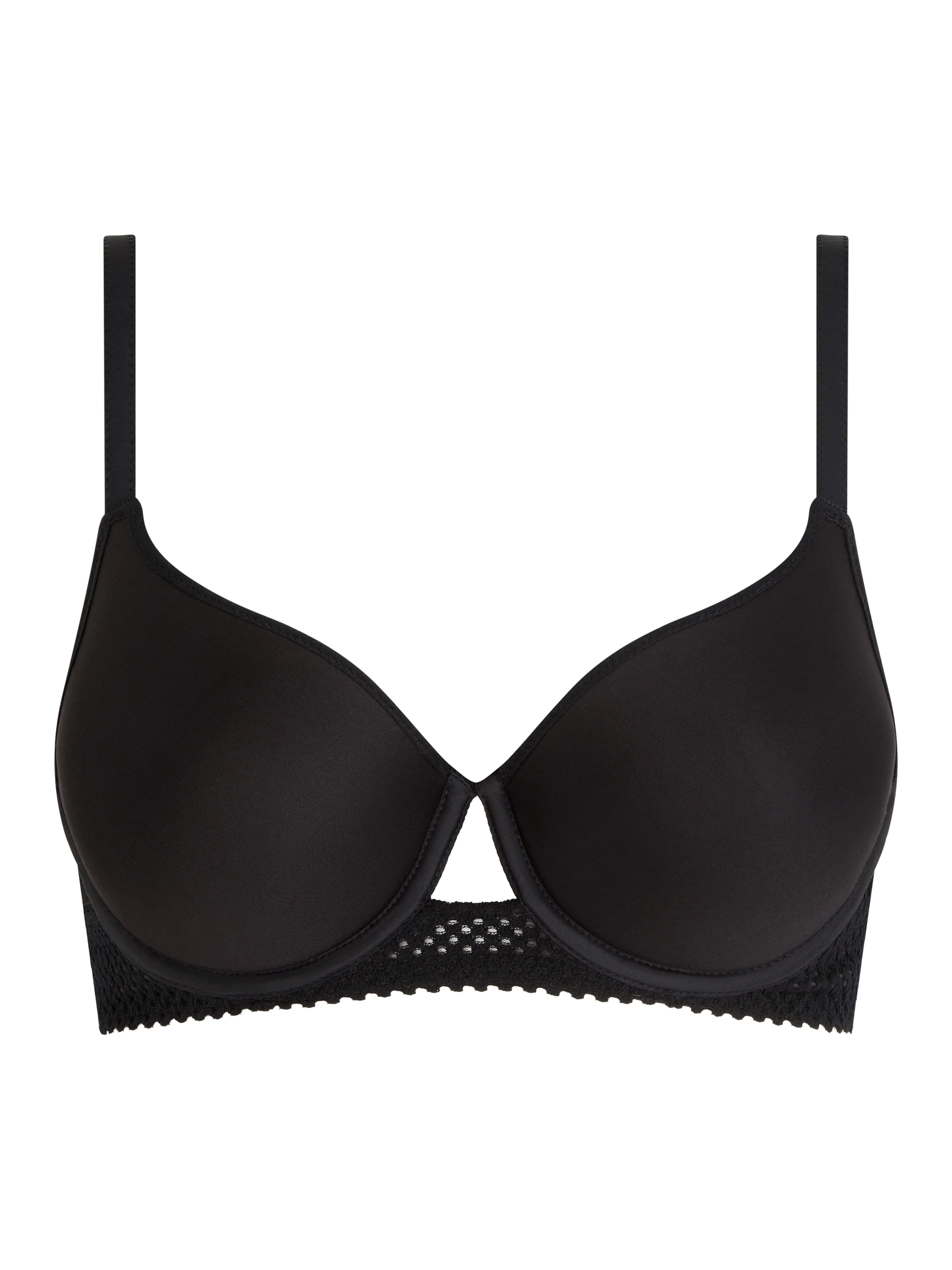PLAY - Soutien-gorge mémoire de forme emboîtant en dentelle | Noir