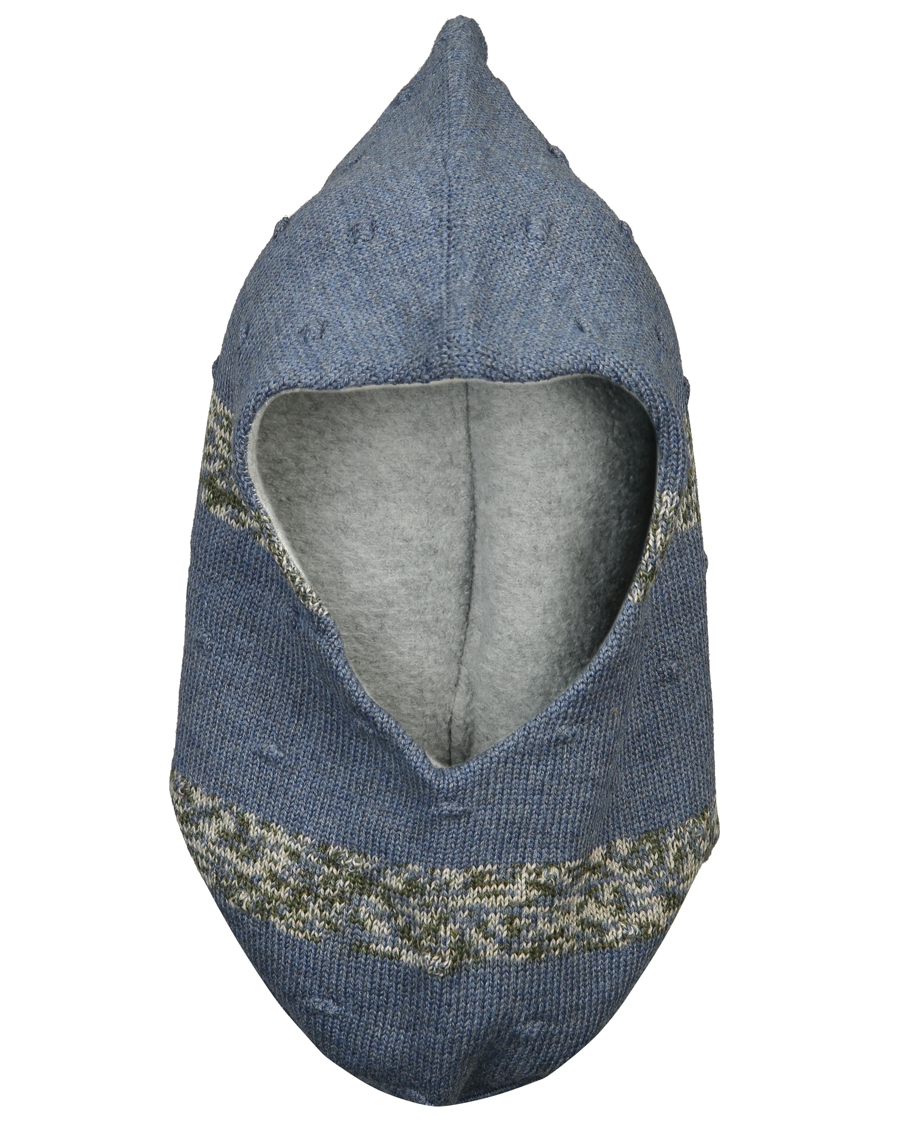 Woll-Schlupfmütze MATJUEL gemustert in citadel blue