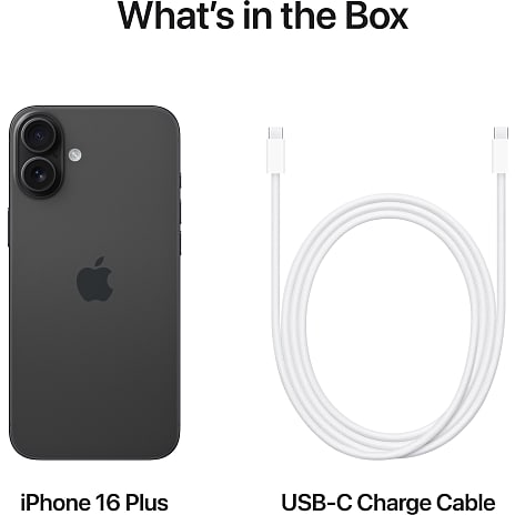 iPhone 16 Plus 128GB - sort