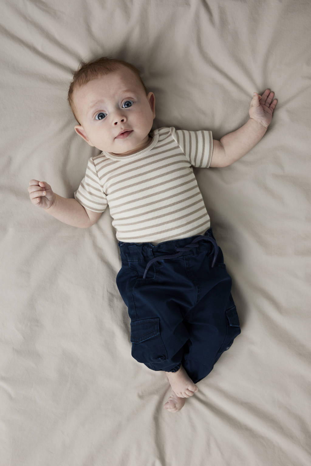 NAME IT baby cargobroek NBMBEN donkerblauw