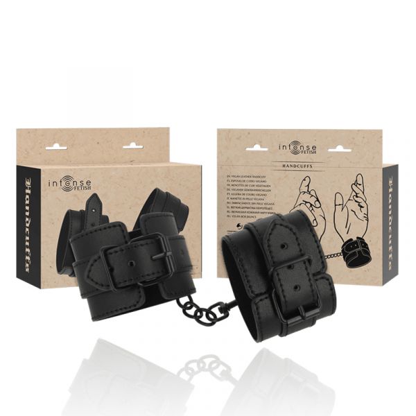 Intense Fetish Algemas de Couro Vegano