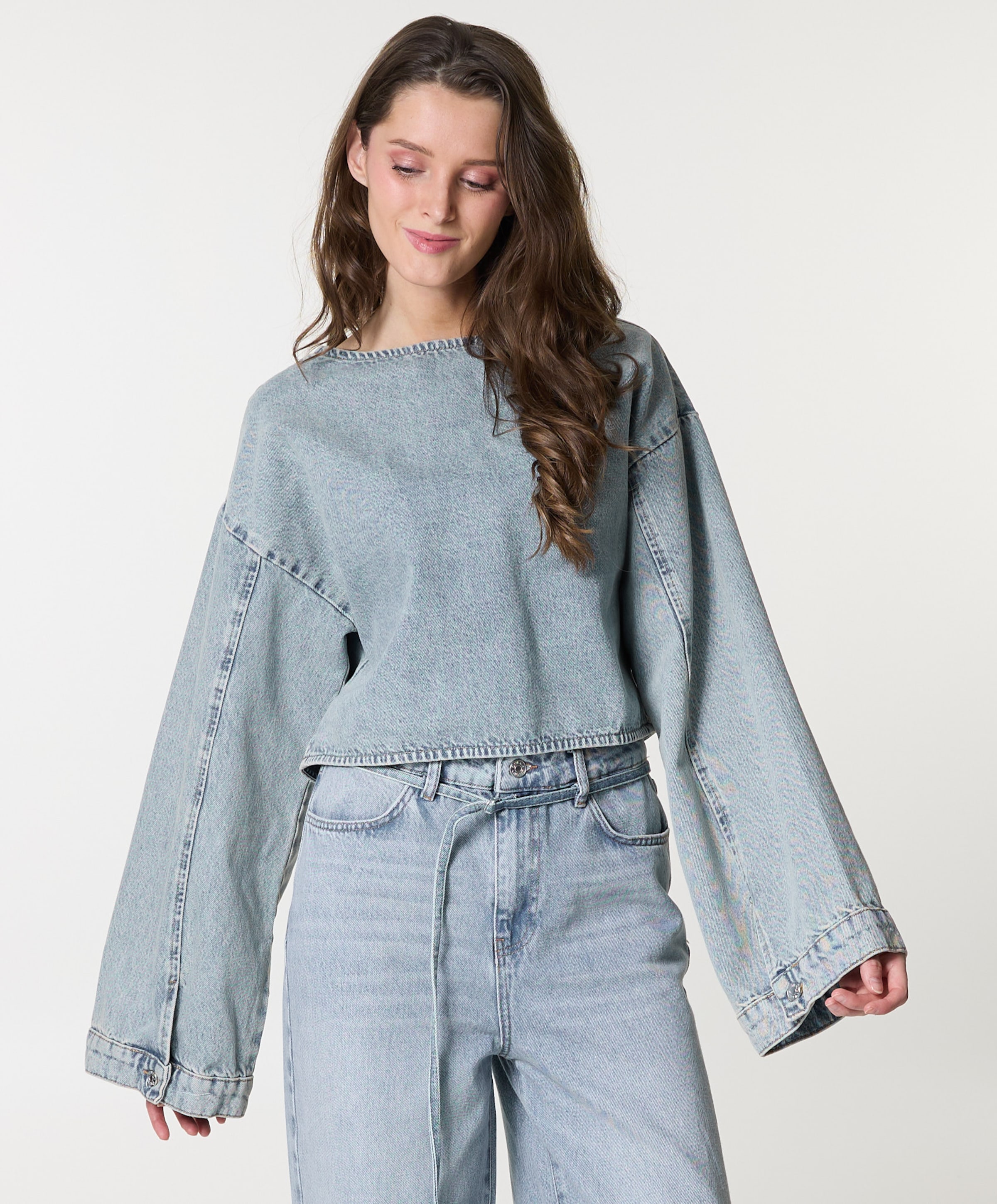 Club L'Avenir Dames blouse blauw