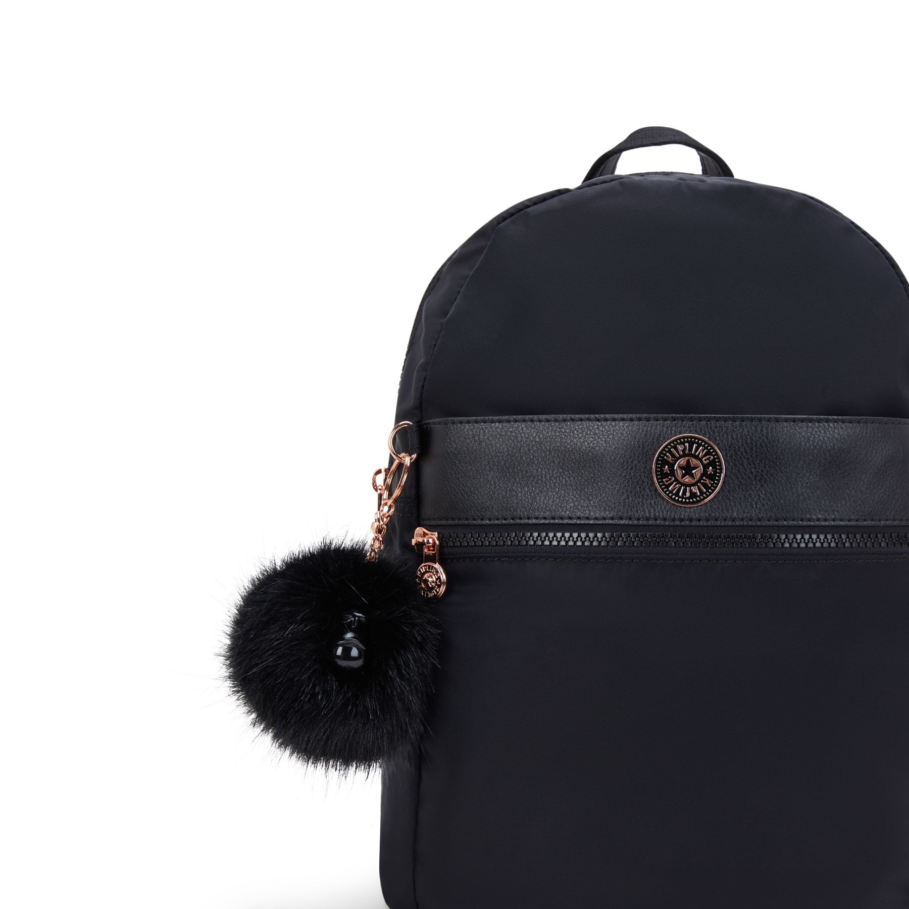 JEANNA Sac à Dos Medium - Jet Black Satin WK