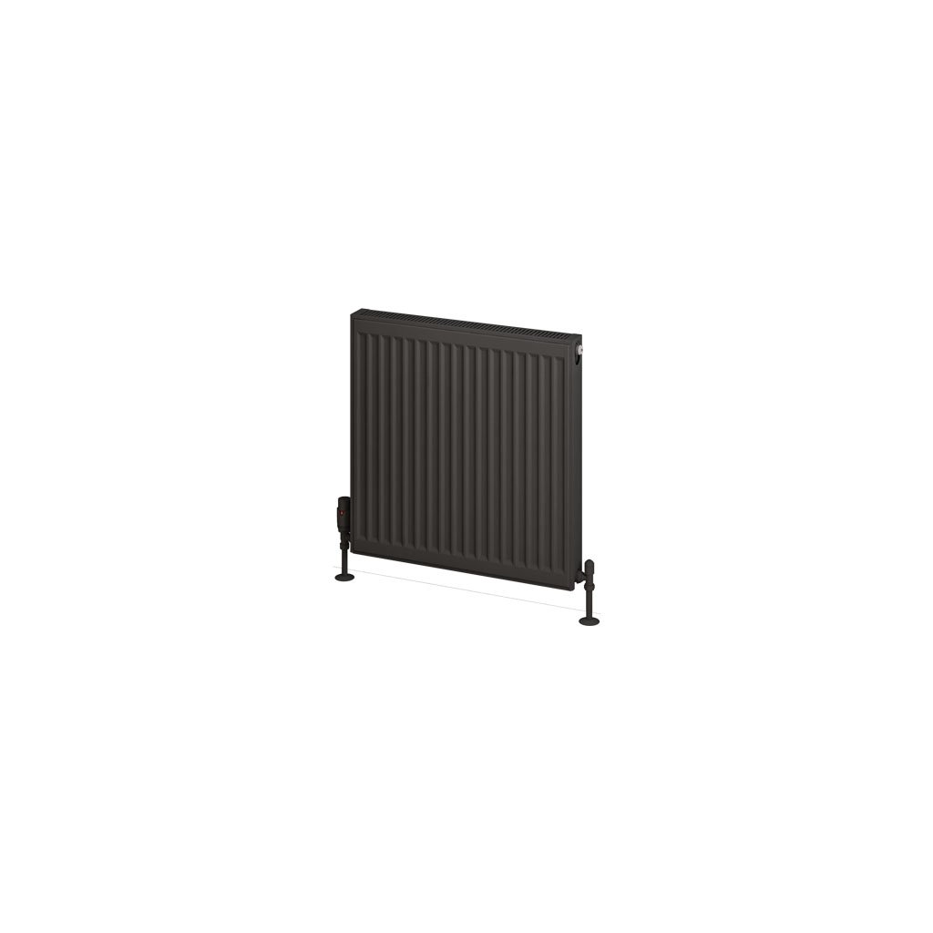 Eastbrook Type 21 paneelradiator 60x60cm 1011W antraciet