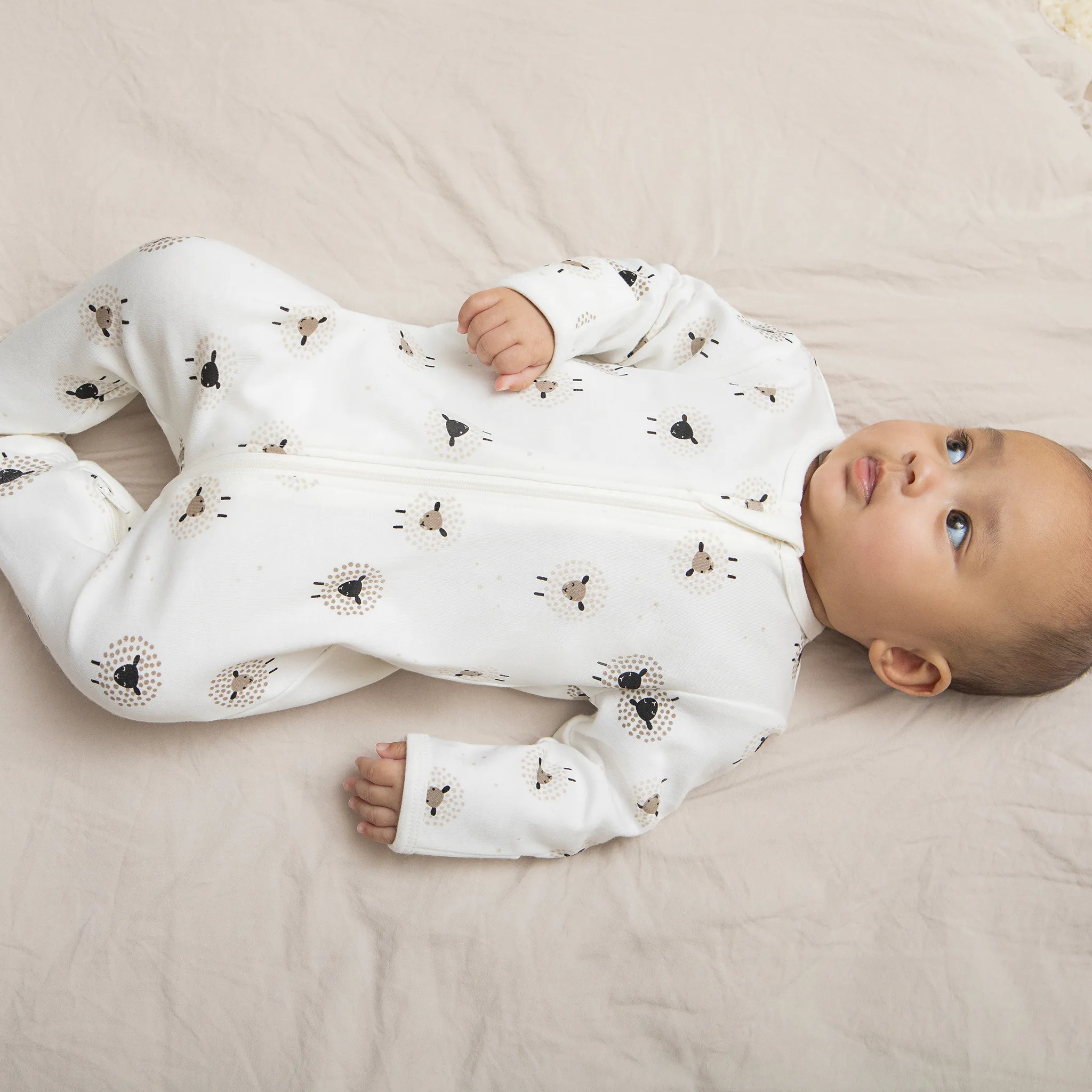 Petit Lem Pyjama Imprimé Moutons 0-12mois