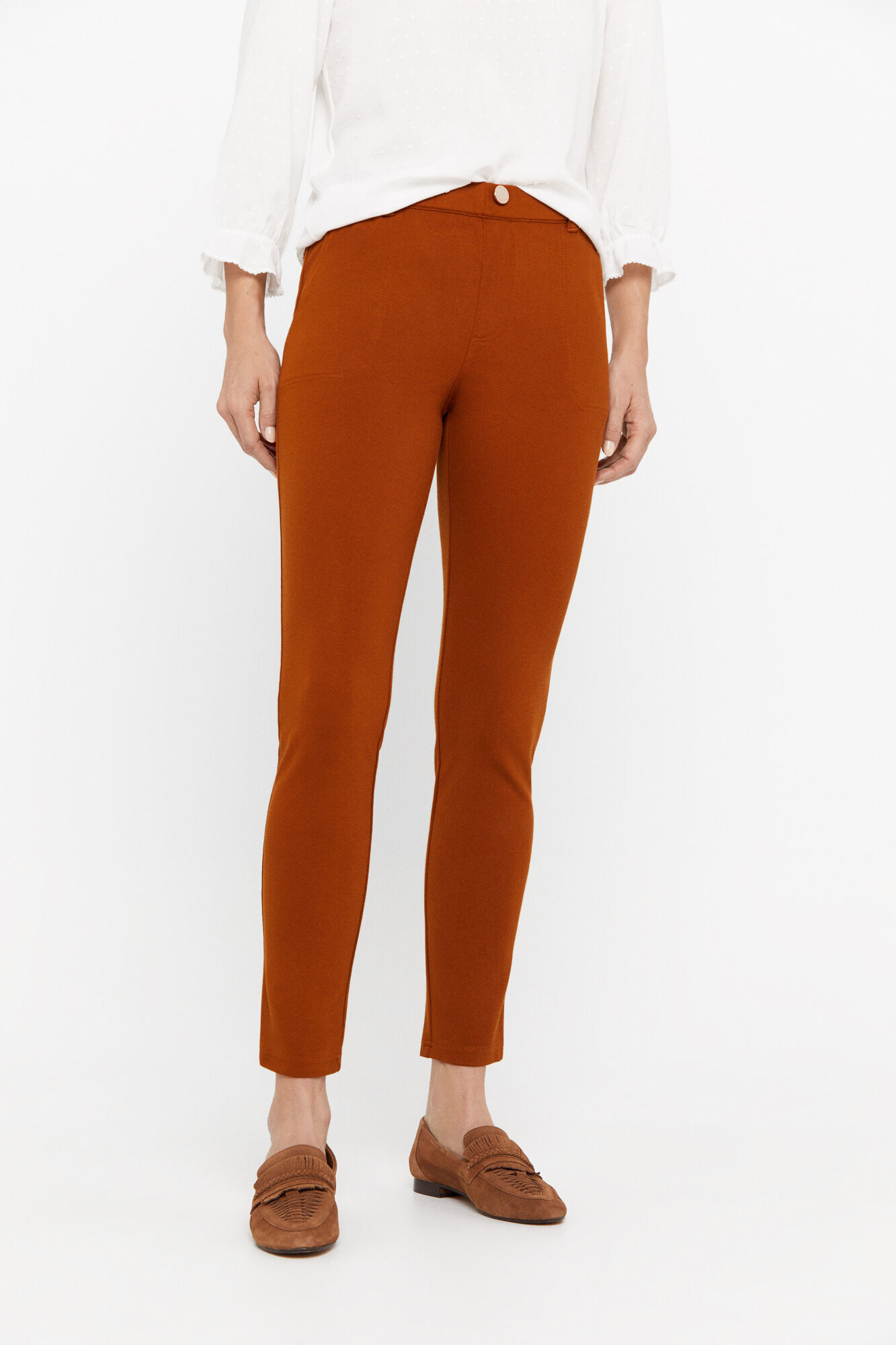 Calça tipo legging - Camel