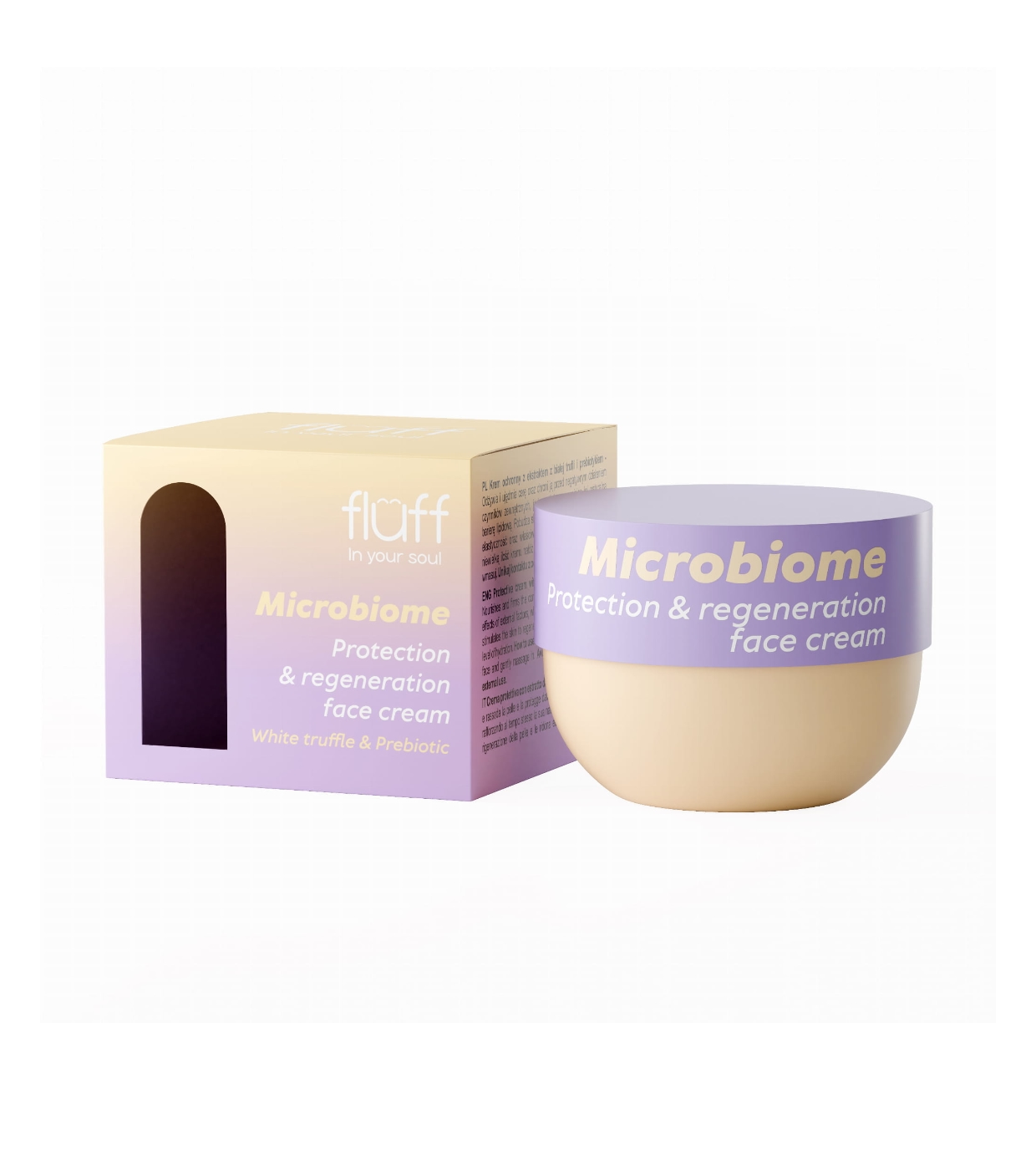 Fluff - *In Your Soul* - Creme facial com extrato de trufa branca e prebióticos