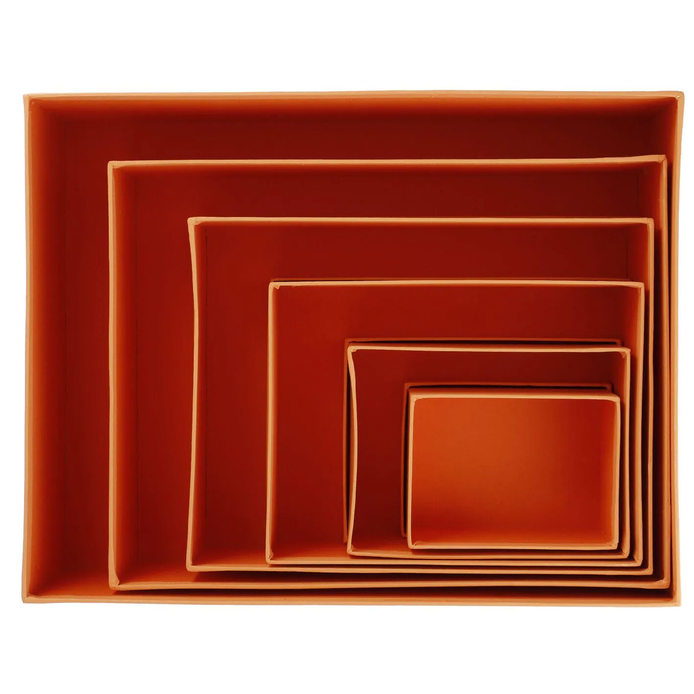 6er Set Geschenkkarton Uni, peach