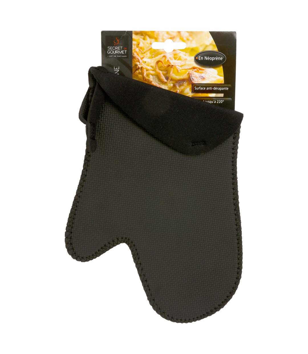 Gant de cuisine en néoprène - Noir