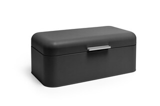 bongusto Brotkasten groß 42 cm schwarz matt
