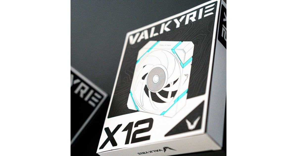 ValkyrieX12F ARGB 120 case fan  (Zwart, 120 x 120 x 25 mm, PWM)