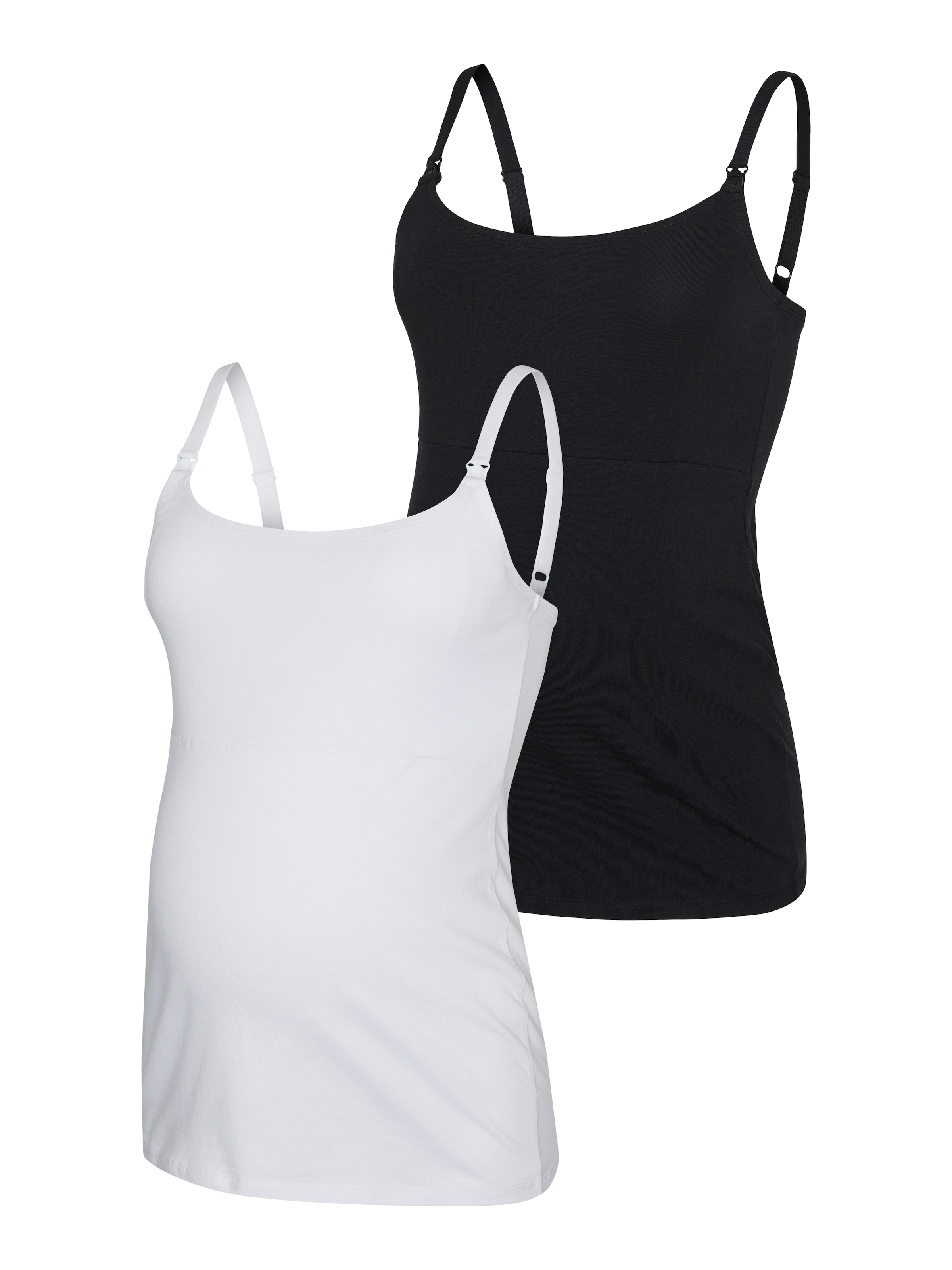 Mamalicious Umstandstop »MLKERRIE STRAP JRS TOP 2F 2-P NOOS«, 2 Stk.