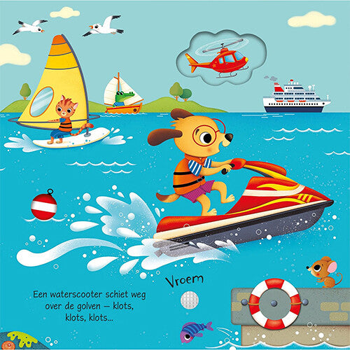 Uitgeverij usborne geluidenboek laten we gaan!