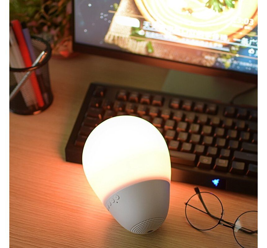 HOMTEC - USB oplaadbare LED Bluetooth-luidspreker