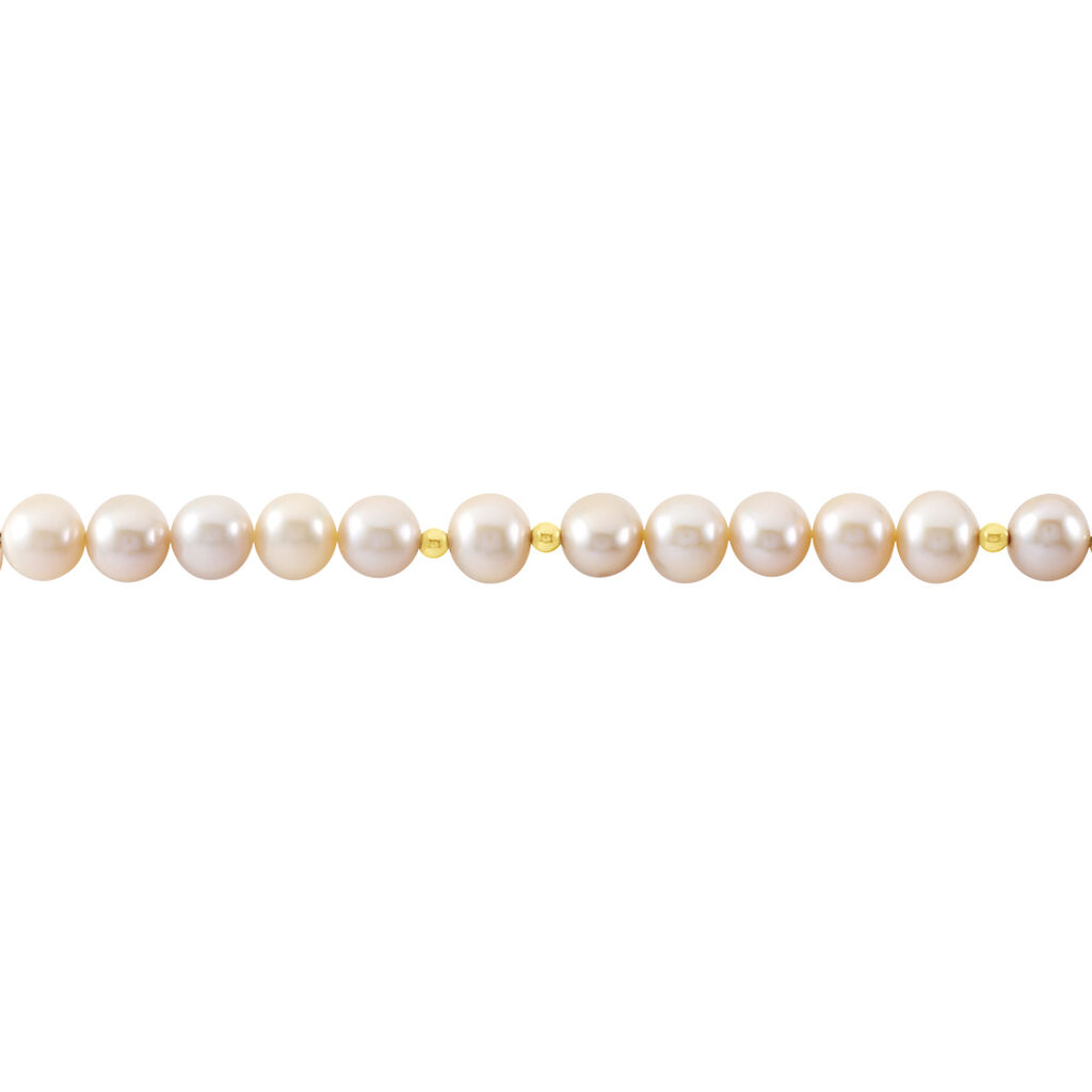 Bracelet Multicolore Or Jaune Perle De Culture
