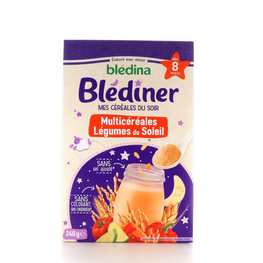 Bledina Blediner Céréales du Soir - Alimentation bébé dès 6 ou 8 mois