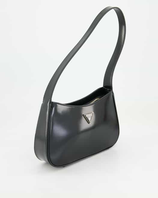Guess Arnela Top Zip Shoulder Bag Handtasche in Schwarz