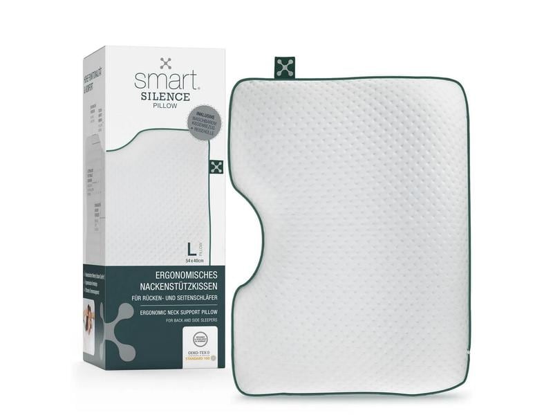Smartsleep Nackenkissen Silence L 54 x 40 x 12 cm Ergonomisches Schlafkissen