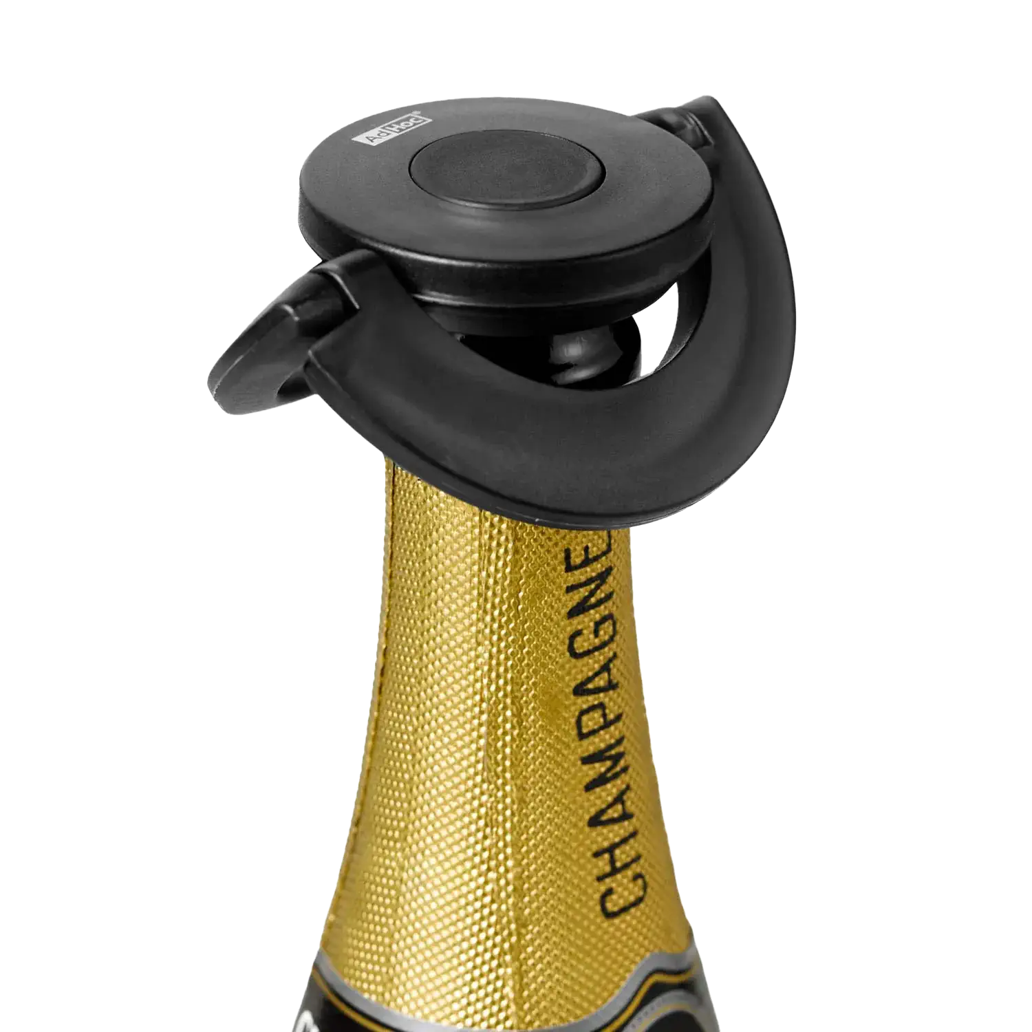 AdHoc Sekt- und Champagnerverschluss GUSTO, Schwarz