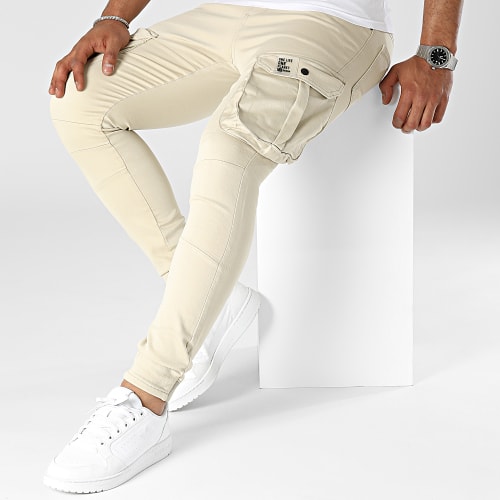 Pantalon Cargo Beige