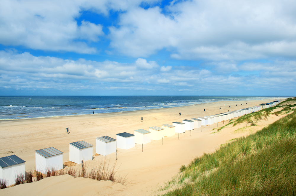 Akustikbild STRANDHÄUSER 80x120cm, 7kg
