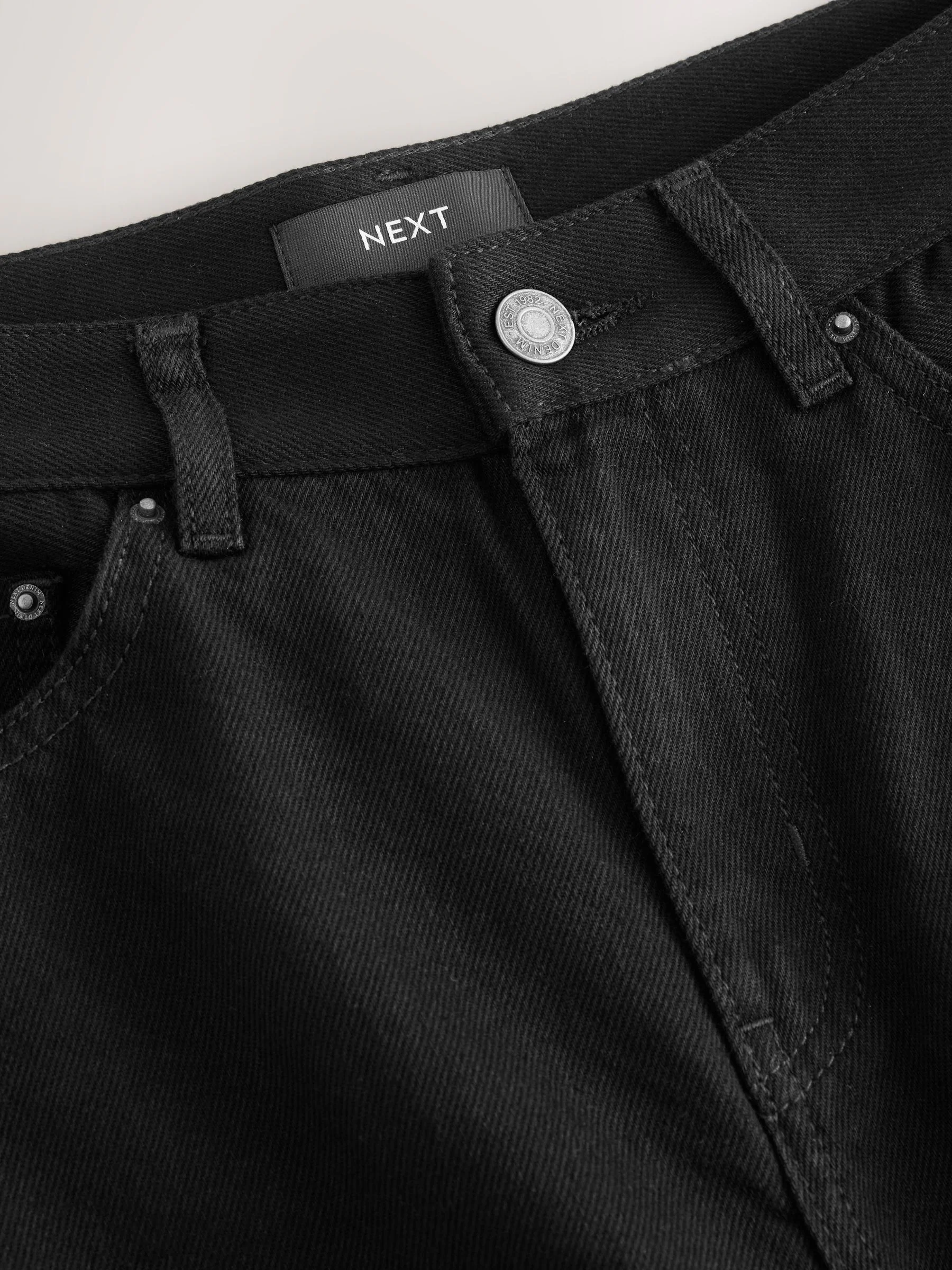 Zwart - Palazzo-jeans met hoge taille en wijde pijpen