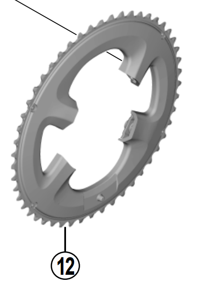 Shimano Sora R3000 klinge 50T 110 mm
