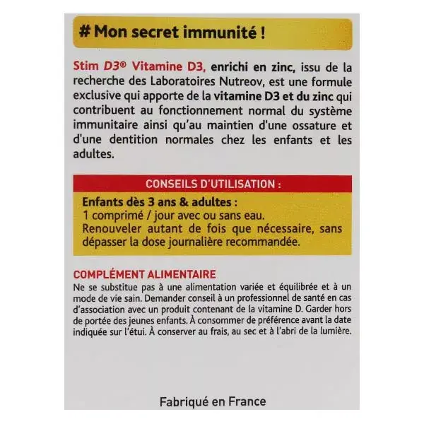 Nutreov Physcience Phytea Stim D3 Vitamina D3 120 comprimidos