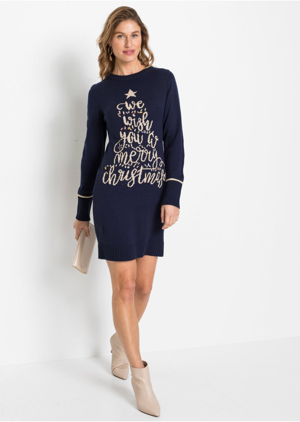 Robe en maille de Noël