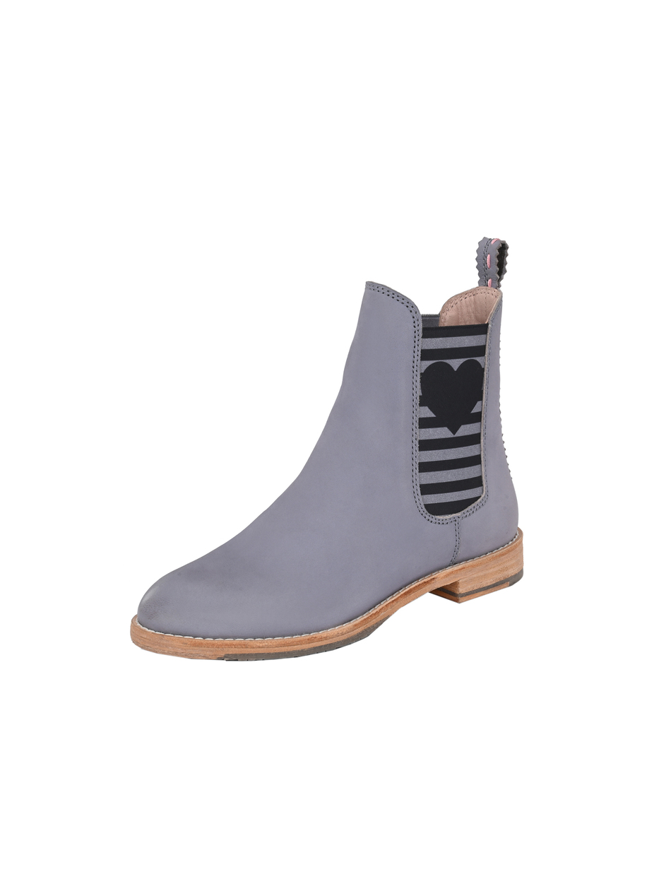 CHELSEA BOOT AMY MIT STREIFEN UND HERZ