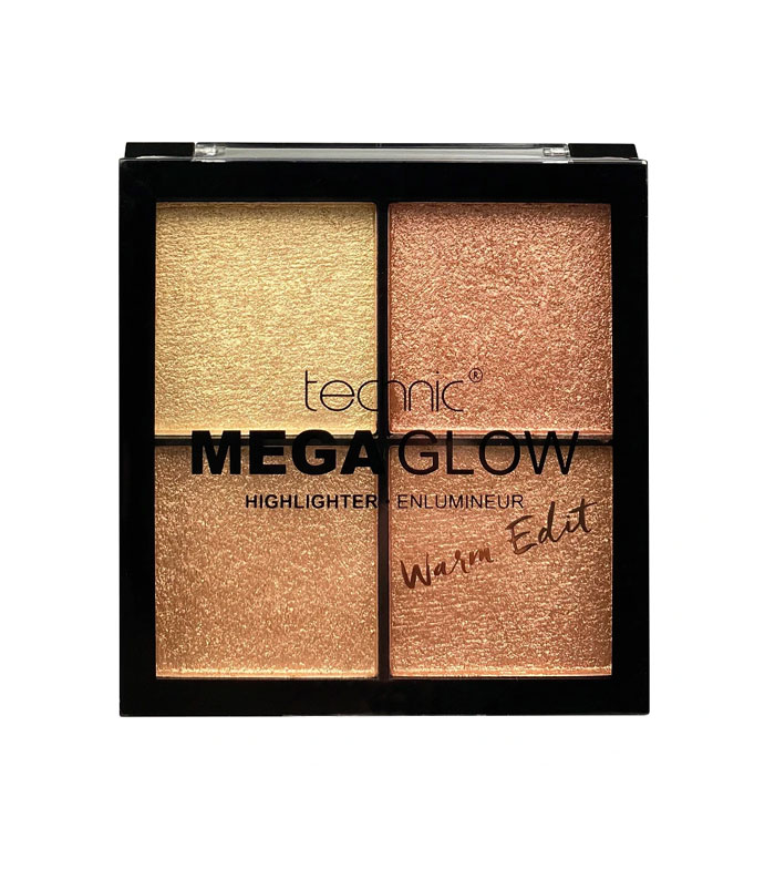 Technic Cosmetics - Mega Glow Highlighter Palette Warm Edit