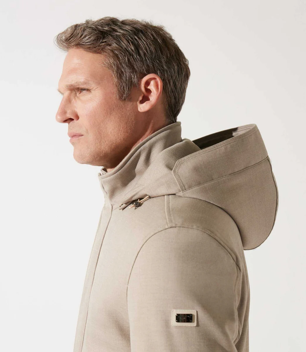 Manteau leger technique beige INDIANA