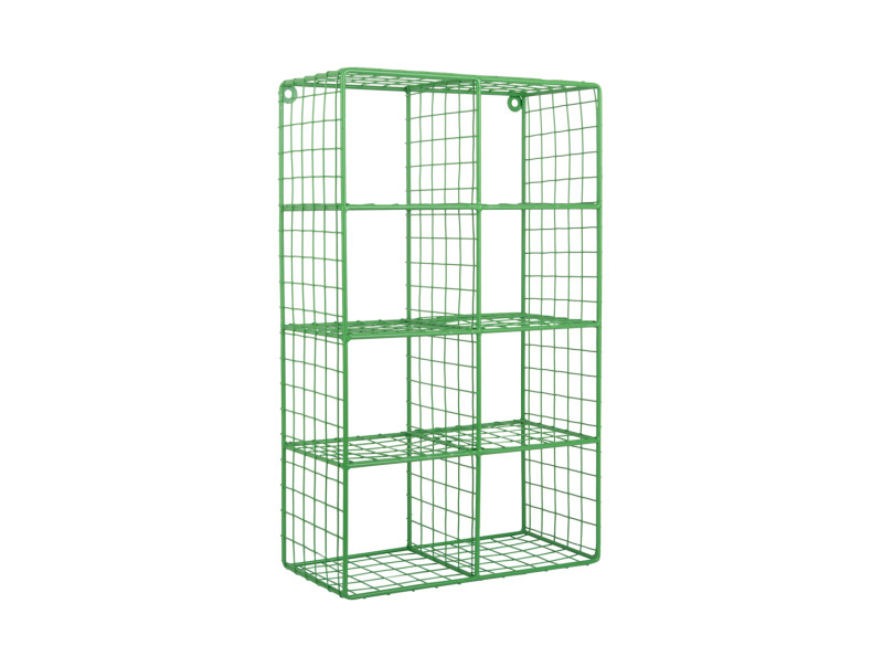 Wall Rack Reja Compartments PT4260BG Bright green