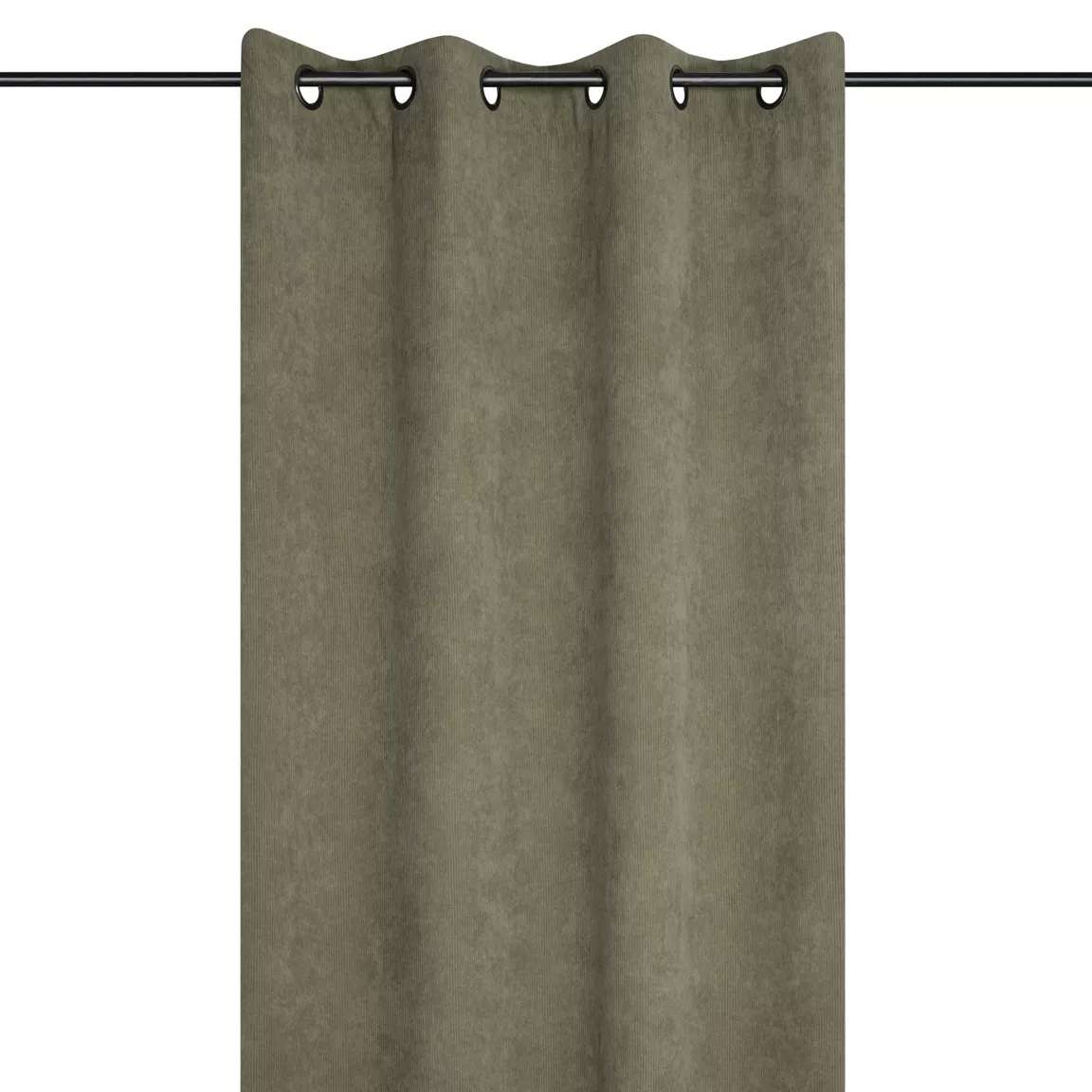 Rideau velours (140 x 260 cm) Dandy Vert kaki
