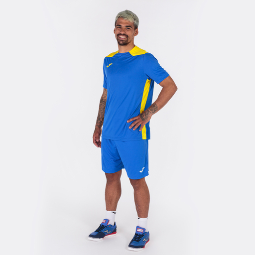 Camiseta de manga curta Vi Royal Yellow Joma Championship