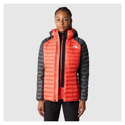 Doudoune Capuche en Duvet Femme The North Face Bettaforca Orange